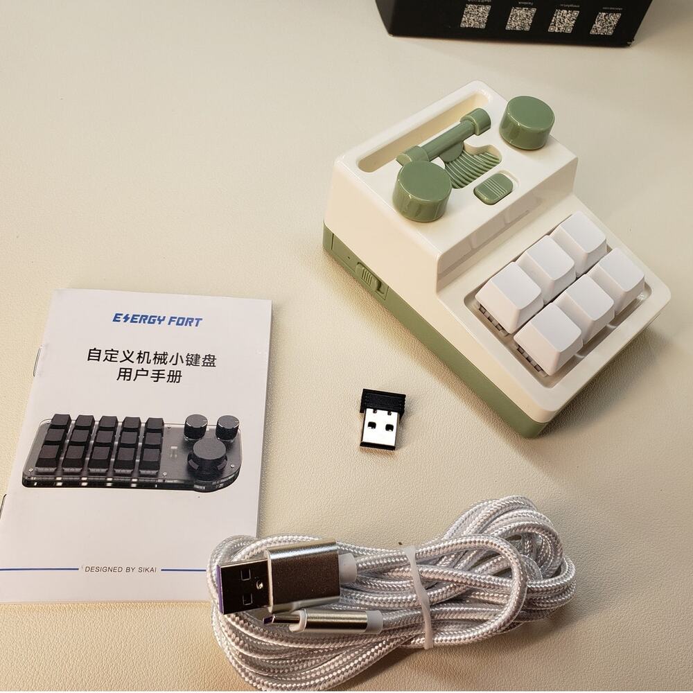 Energy Fort Custom Mini Mechanical Keyboard (6-Key Programmable Macro Pad)